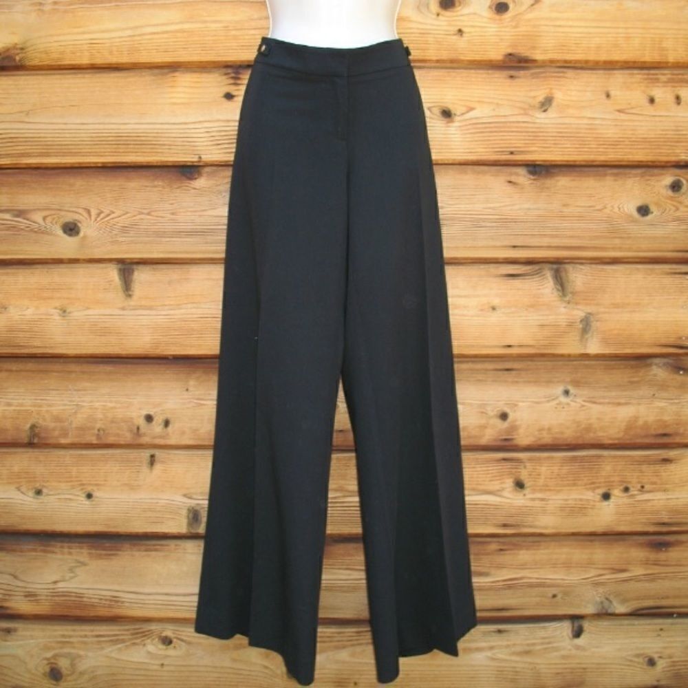 Cache Black Extra Wide Flare Leg Pants - Picture 2 of 7